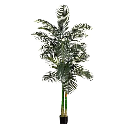 8ft. Artificial Golden Cane Palm Tree